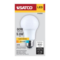 9.8A19L/930/E26/P/ND/1PK - S14355