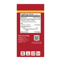16.5A19L/930/E26/P/ND/1PK - S14377