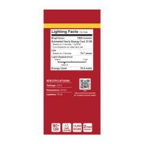 16.5A19L/930/E26/P/ND/4PK - S14378