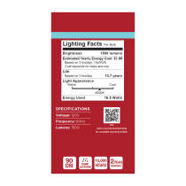 16.5A19L/940/E26/P/ND/1PK - S14379
