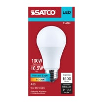 16.5A19L/950/E26/P/ND/1PK - S14381