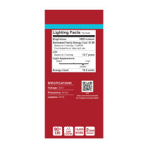 16.5A19L/950/E26/P/ND/4PK - S14382