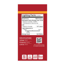 16.5A19L/927/E26/P/ND/1PK - S14383