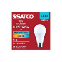 13.5SA19/850/E26D/P/ND/3WY/1PK - S14395