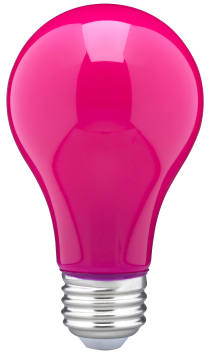 8A19/PINK/LED/E26/120V - S14989