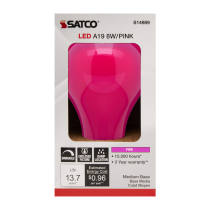 8A19/PINK/LED/E26/120V - S14989