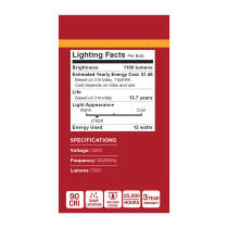 12A19L/927/E26/P/D/1PK - S15166