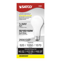 50-100-150W 3-WAY LONG LIFE - S1821