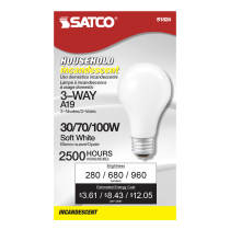 30-70-100W 3-WAY A-19 - S1824