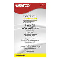 30-70-100W 3-WAY A-19 - S1824