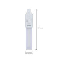4.5W/LED/CFL/5CCT/G23/BP - S18405