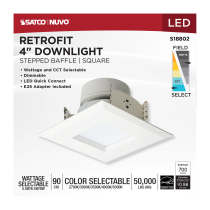 8LED/RDL/4/WS/5CCT/SQ - S18802