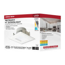 8LED/RDL/4/WS/5CCT/SQ - S18802