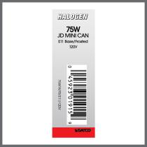 75W MINI-CAN FROSTED 120V. - S1915