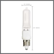 75W MINI-CAN FROSTED 120V. - S1915