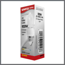 100W MINI-CAN FROSTED 120V. - S1916