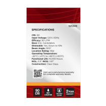 5.5G16.5/LED/CL/927/120V/E12 - S21209