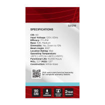 4.5G16.5/LED/WH/940/120V/E26 - S21219