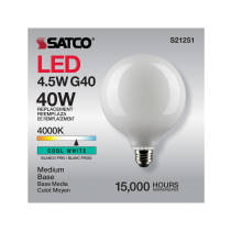 4.5G40/WH/LED/E26/940/120V - S21251