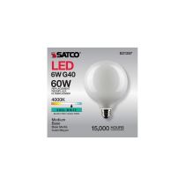 6G40/WH/LED/E26/940/120V - S21257