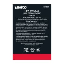 8G40/CL/LED/E26/940/120V - S21259