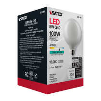 8G40/WH/LED/E26/940/120V - S21261