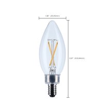 3B11/LED/927/CL/120V/E12 - S21262