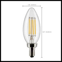 4B11/LED/927/CL/120V/E12 - S21264