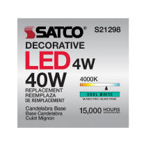 4CA10/LED/940/CL/120V/E12 - S21298