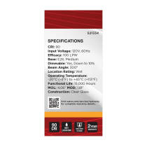 8BT15/CL/LED/927/120V - S21334