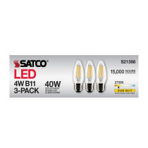 4B11/LED/927/CL/120V/E26/3PK - S21368
