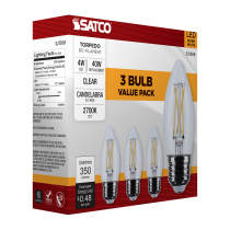 4B11/LED/927/CL/120V/E26/3PK - S21368