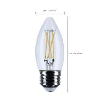 4B11/LED/927/CL/120V/E26/3PK - S21368