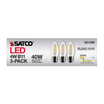4B11/LED/930/CL/120V/E26/3PK - S21369