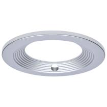 CDL 6IN RND INT-EM TRIM SILVER - S21679