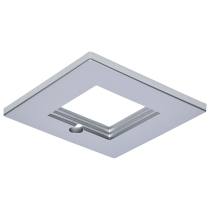 CDL 4IN SQ INT-EM TRIM SILVER - S21688