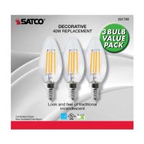 4.5W CTC/LED/27K/CL/120V/3PK - S21708