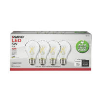 5A19/CL/LED/E26/27K/120V/4PK - S21712