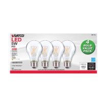 7.5A19/SW/LED/E26/27K/120V/4PK - S21714