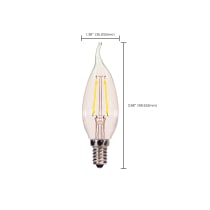 2.5W CFC/LED/27K/CL/120V/2CD - S21720