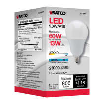 9.8A19/OMNI/220/LED/E12/50K - S21807
