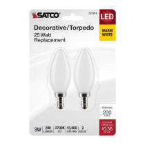 3B11/LED/927/FR/120V/E12/2CD - S21818