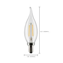 3CA10/LED/927/CL/120V/E12/2CD - S21839