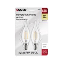 4CA10/LED/930/CL/120V/E12/2CD - S21841