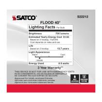 8.5PAR30S/LED/930/FL/120V - S22212