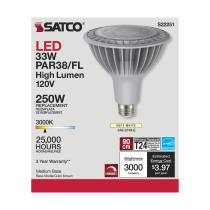 33PAR38/LED/930/HL/120V/FL/D - S22251