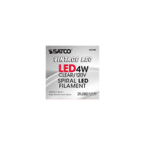 4T24/LED/CL/E26/VINTAGE/120V - S22430