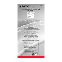 4BT56/LED/CL/E26/VINTAGE/120V - S22432