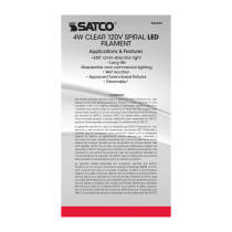 4PS52/LED/CL/E26/VINTAGE/120V - S22433