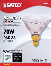 70PAR38/HAL/XEN/FL/120V - S2257